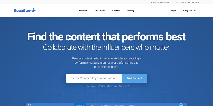 BuzzSumo Content Marketing Platform