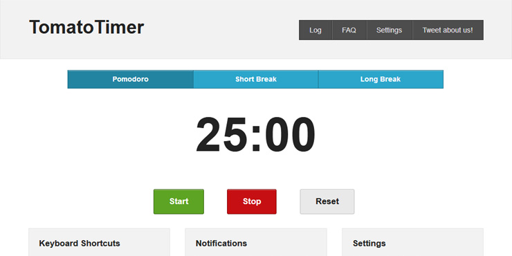 TomatoTimer Time Management